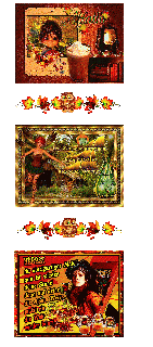 COLLAGE   ELFE   KUERBIS  und HALLO und BILDtext