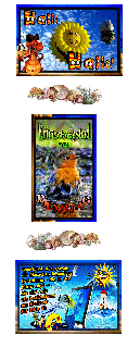 DIENSTAG    BIRDS BATH  und HALLO und BILDtext