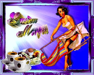 1  A  blau lila PIN UP