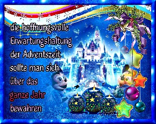 DIE  HOFFNUNGSVOLLE  ERWARTUNG DER  ADVENTSZEIT