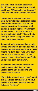 1 RABE  SITZT  AUF   BAUM