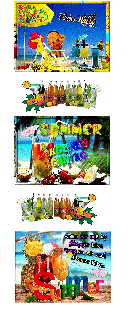 SONNTAG   AM STRAND COOL DRINKS und HALLO und BILDtext