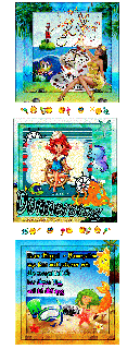 DONNERSTAG   COLLAGE  SAILORGIRL und HALLO und BILDtext