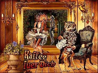 BIRDS  COLLAGE   KAFFEE FUER  DICH