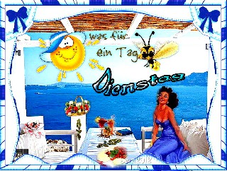 DIENSTAG  AUF   SCHIFF  WasfuereinTag