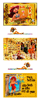 SONNTAG   COLLAGE  BIKINIGIRL  SONNIG  SUESSEN TAG und JULI und BILDtext