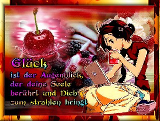 ANIME  FRUCHTIG   GLUECK IST DER AUGENBLICK