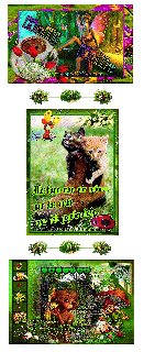 FREITAG     COLLAGE  ELFE und HALLO und BILDtext