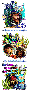 0   COLLAGE  JACK SPARROW und HALLO und BILDtext
