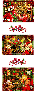 SONNTAG   25  DEZ   CHRISTBAUM  DOGGIES   COLLAGE und HALLO und BILDtext