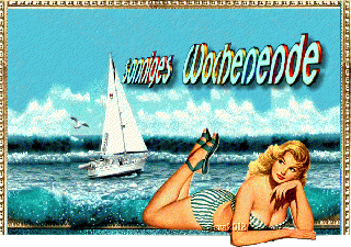 AM  MEER  PINUP  SEGELJACHT