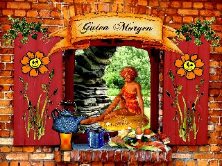 1 am BAUERN  FENSTER