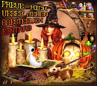 0 1 GÄSTEBUCHEINTRAG    HALLOWEEN