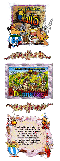 DIENSTAG   ASTERIX COLLAGE und HALLO und BILDtext
