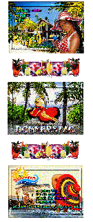 DONNERSTAG    AM STRAND   COLLAGE und HALLO und BILDtext