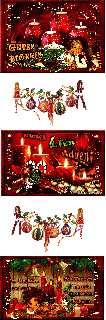 4     ADVENT   POSER COLLAGE  und HALLO und BILDtext