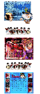 FEBRUAR KALENDER und GUMO