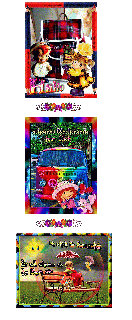 COLLAGE  BLUMENKINDER   BULLY  und HALLO und BILDtext