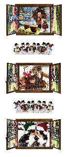 MONTAG   FENSTERBLICK  CAT und GUMO und BILDtext