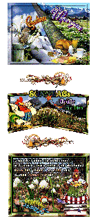 SONNTAG   COLLAGE MAERZENGLOECKCHEN  und GUMO und BILDtext