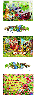 MITTWOCH   COLLAGE   CHIP  CHAP und GUMO und BILDtext