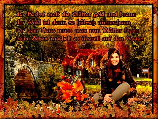 DER  HERBST  MALT DIE  BLÄTTER