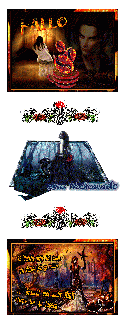 0   1   GOTHIC COLLAGE  und  HALLO  und  BILDtext