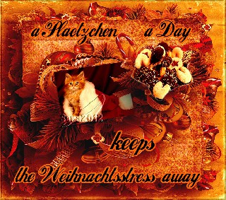 COLLAGE CAT   PLAETZCHEN    A   DAY