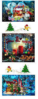 2ter Advent COLLAGE und HALLO und BILDtext