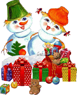 GESCHENKE   WINTER   SCHNEEMANNPAAR