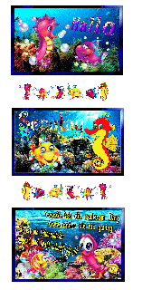 SONNTAG    COLLAGE ARIELLES FRIENDS  02  und HALLO und BILDtext