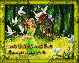 ASCHENPUTTEL  mit Geduld und Zeit