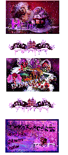 DONNERSTAG   COLLAGE  FAIRIES  und HALLO  und BILDtext