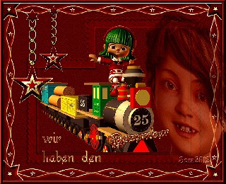 25 DezemberBoy Toytrain