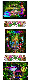 MITTWOCH   FAIRY COLLAGE und HALLO und BILDtext