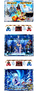 MITTWOCH   COLLAGE   WINTERFAIRY  2  und GUMO und BILDtext