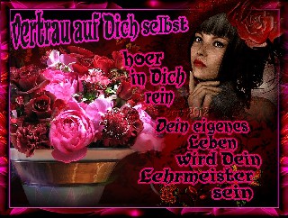 COLLAGE   VERTRAU  AUF  DICH  SELBST