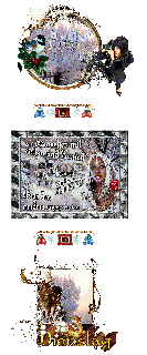 DIENSTAG   HIRSCH COLLAGE und HALLO und BILDtext