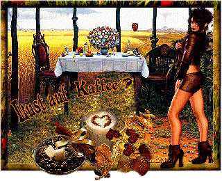 COFFEE  POSER GIRL   lust auf kaffee