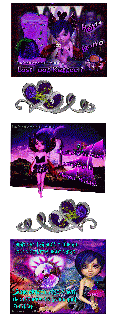 COLLAGE   FANTASY  FAIRY und HALLO und BILDtext