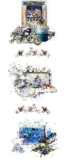 FREITAG   COLLAGE FUECHSE und GUMO und BILDtext