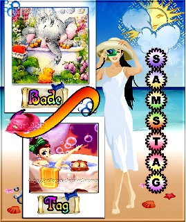 SAMSTAG   AM STRAND  COLLAGE