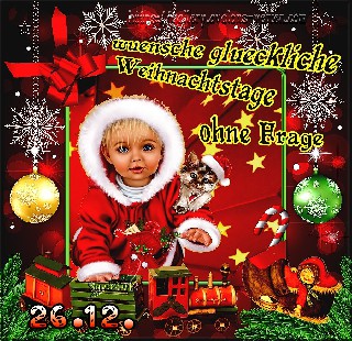 26  12    COLLAGE  CHILD  GUECKLICHE WEIHNACHTSTAGE
