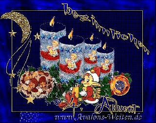 4 ADVENT BESINNLICH BLAU