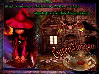 1  NOV   HalloweenzuENDE neigt   abgelegt das Hexenkleid