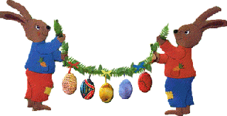 1  am Eier aufhängen