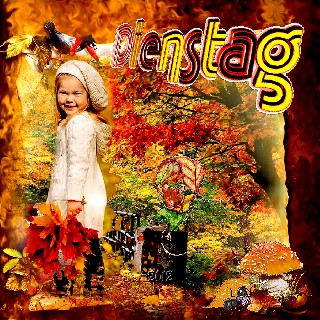 DIENSTAG   COLLAGE  GIRL AN BRÜCKE