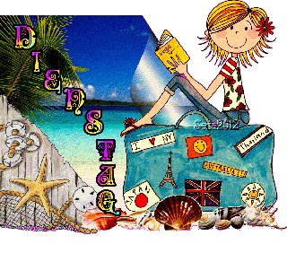 DIENSTAG   COLLAGE  AUF  REISEKOFFER