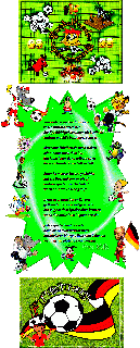 FREITAG   COLLAGE  FUSSBALL und FREUDEN und BILDtext