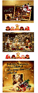 COLLAGE   CHILDS   TEE und HALLO und BILDtext